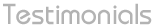 Testimonials